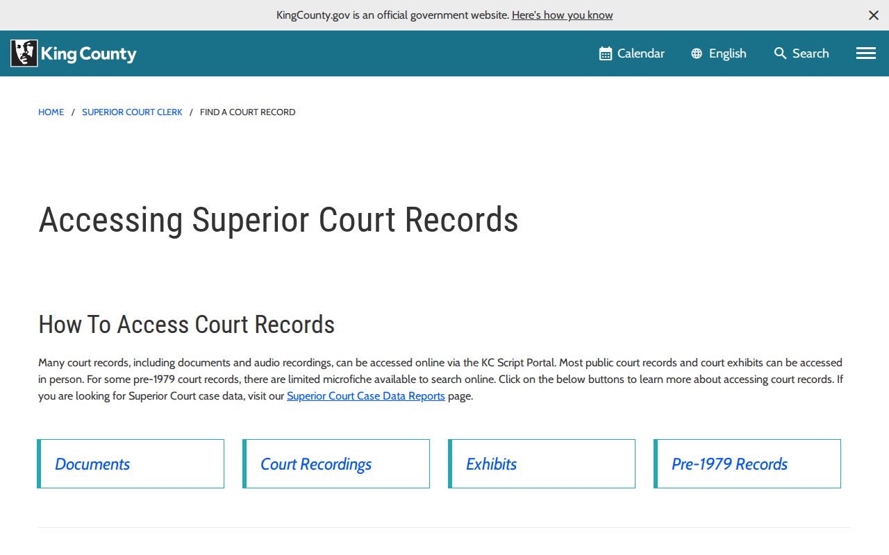 SeaTac public records access choices at King County Superior Court